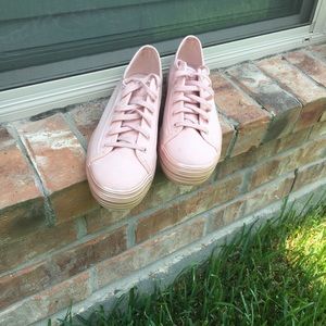 Keds PINK platform shoes